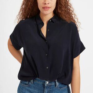 Everlane Square Silk Shirt | Size 00